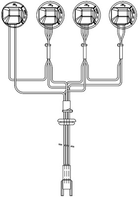 HELLA 8KA 155 372-001 Fascio cavi, Faro principale-Fascio cavi, Faro principale-Ricambi Euro