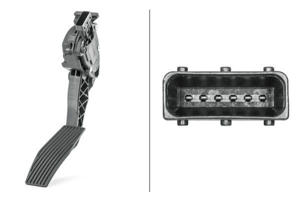 HELLA 6PV 009 765-741 Sensore, Posizionamento pedale acceleratore-Sensore, Posizionamento pedale acceleratore-Ricambi Euro