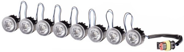 HELLA 2PT 177 696-871 Daytime Running Light Set Vehicle Front