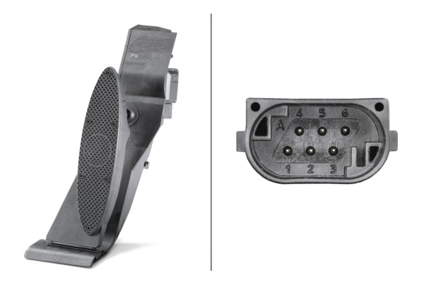 HELLA 6PV 010 946-431 Sensore, Posizionamento pedale acceleratore-Sensore, Posizionamento pedale acceleratore-Ricambi Euro