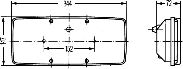 HELLA 2SD 003 167-011 Luce posteriore