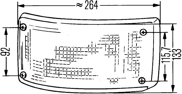 HELLA 2SB 005 603-137 Luce posteriore