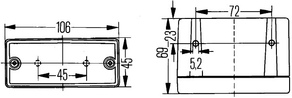 HELLA 2NE 006 609-187 Retronebbia