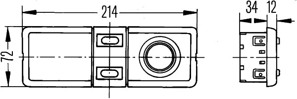 HELLA 2JA 006 447-041 Luce abitacolo