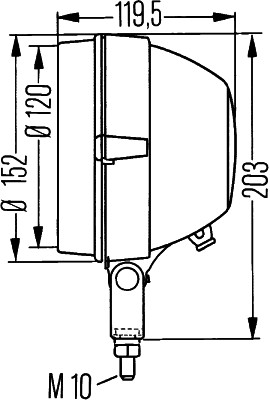 HELLA 1A3 005 760-517 Faro principale