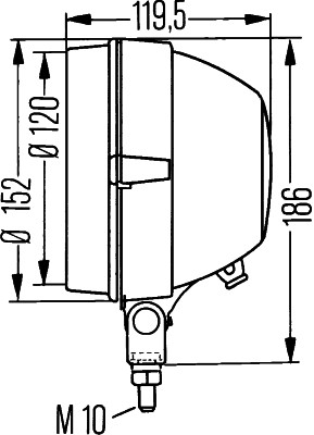 HELLA 1A3 005 760-501 Faro principale