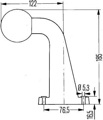 HELLA 2XS 950 071-031 Luce permietrale