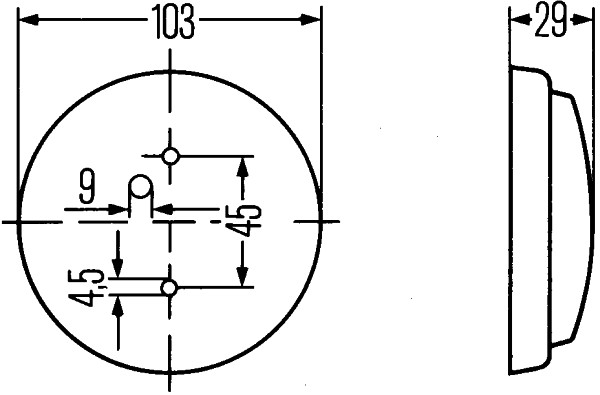 HELLA 2JA 003 231-001 Luce abitacolo