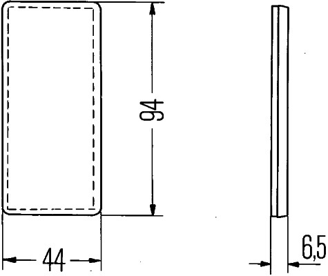 HELLA 8RA 003 326-931 Catarifrangente