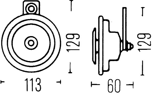 HELLA 3BA 002 768-201 Clacson