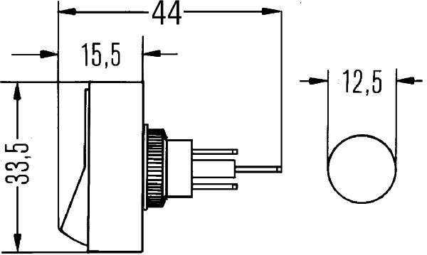 HELLA 6EH 004 407-042 Interruttore/Comando/Innesto