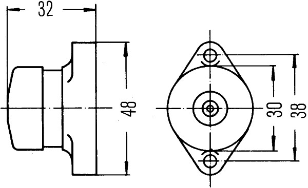 HELLA 6EJ 001 569-001 Interruttore/Comando/Innesto