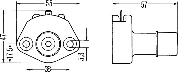 HELLA 6AJ 001 751-021 Interruttore, Faro principale