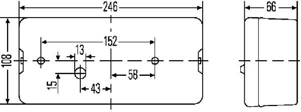 HELLA 2SE 007 547-011 Luce posteriore