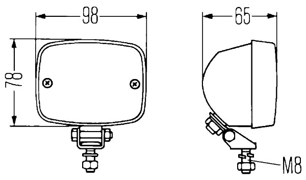 HELLA 2NE 003 030-151 Retronebbia