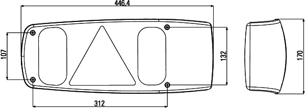 HELLA 2VA 007 502-011 Luce posteriore