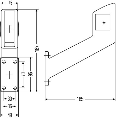 HELLA 2XS 955 260-007 Luce permietrale