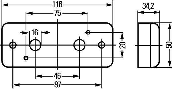 HELLA 2PS 963 959-007 Luce demarcazione laterale