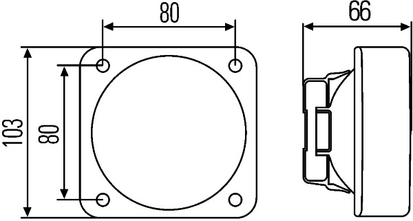 HELLA 1GA 996 020-001 Faro da lavoro