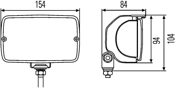 HELLA 1GA 998 522-177 Faro da lavoro