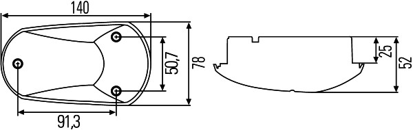 HELLA 2BM 008 355-017 Indicatore direzione supplementare