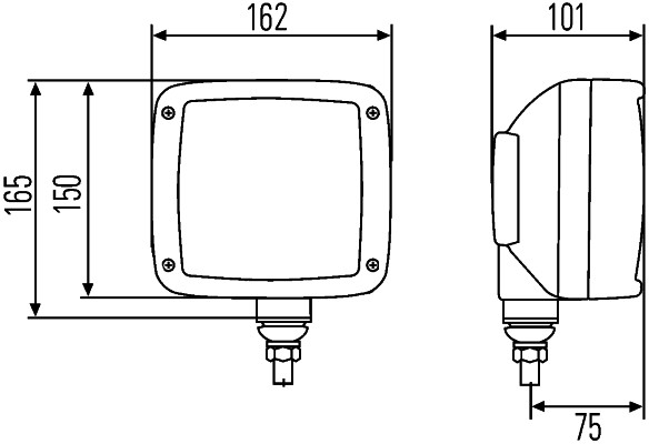 HELLA 1SA 996 120-851 Faro principale