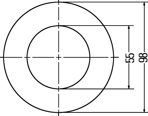 HELLA 2SB 008 405-091 Luce posteriore