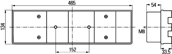 HELLA 2VD 008 204-191 Luce posteriore