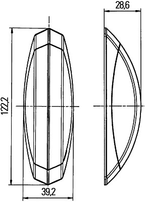 HELLA 2XS 008 479-091 Luce permietrale