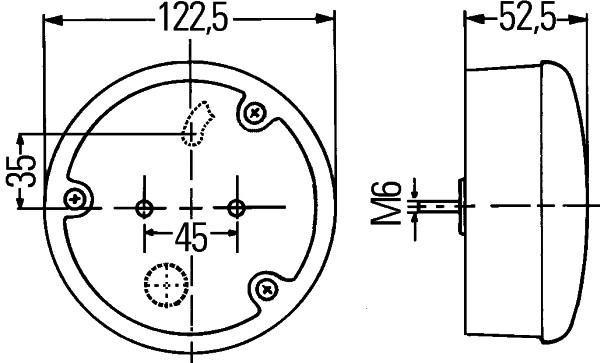 HELLA 2ZR 964 169-351 Luce di retromarcia