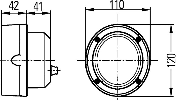 HELLA 1GM 996 134-311 Faro da lavoro