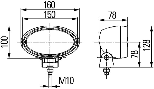 HELLA 1GA 996 361-501 Faro da lavoro-Faro da lavoro-Ricambi Euro