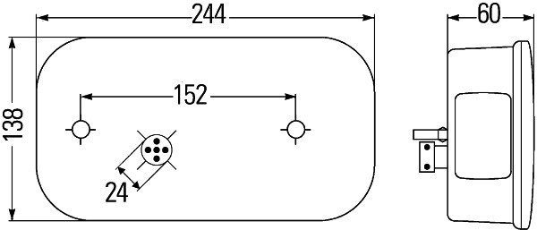 HELLA 2VB 998 232-011 Luce posteriore