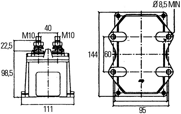 HELLA 6EK 008 776-041 Interruttore principale, Batteria