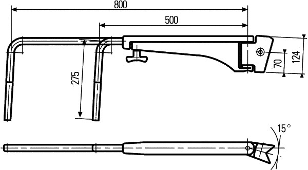HELLA 8HG 501 257-032 Στήριγμα, εξωτερικός καθρέφτης αριστερά