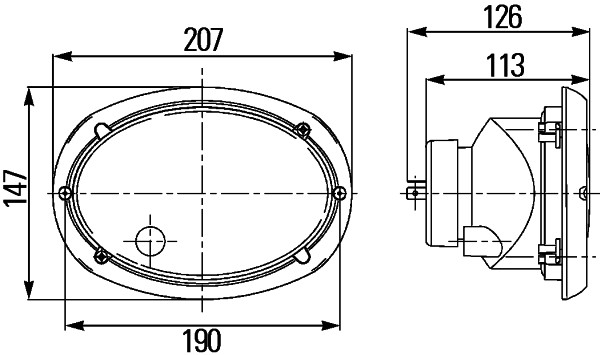 HELLA 1LB 996 157-201 Faro principale