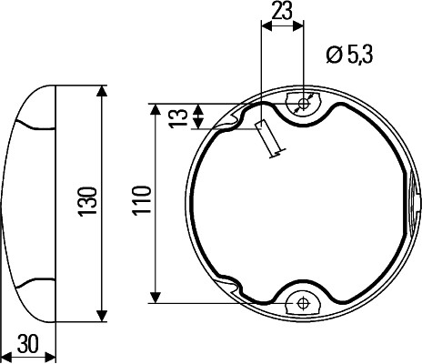 HELLA 2ZR 959 820-601 Luce di retromarcia