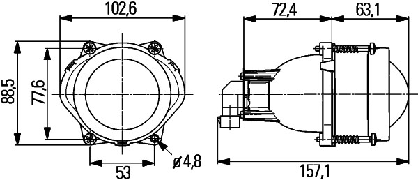 HELLA 1ML 998 570-011 Faro principale