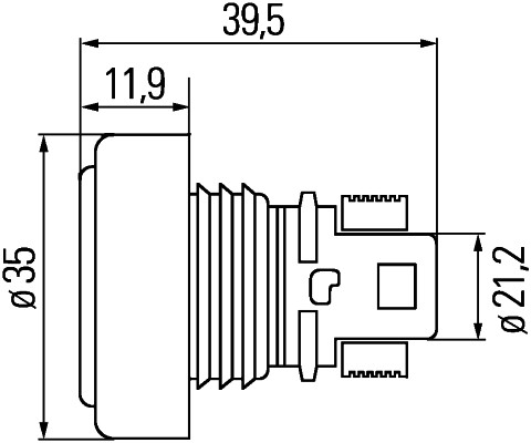 HELLA 2BM 340 825-217 Indicatore direzione supplementare