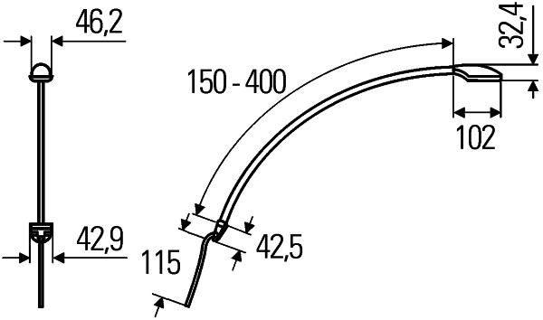 HELLA 2JA 346 720-011 Luce di lettura