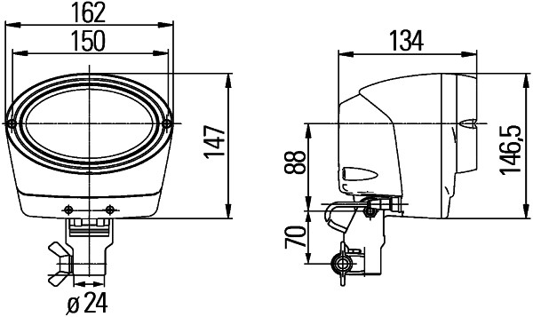 HELLA 1GA 996 261-701 Worklight