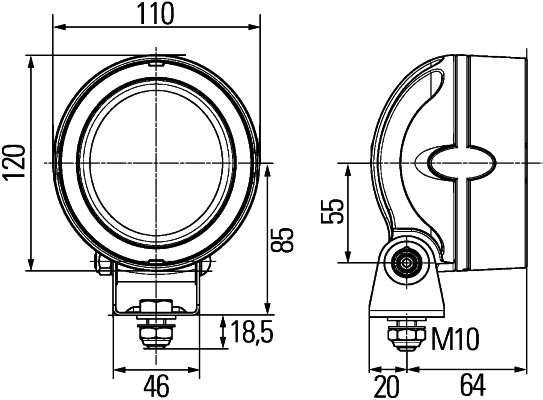 HELLA 1GM 996 136-361 Faro da lavoro