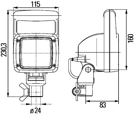HELLA 1GA 996 150-151 Worklight