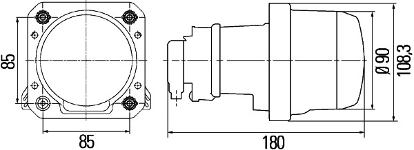 HELLA 1LL 009 997-011 Faro principale