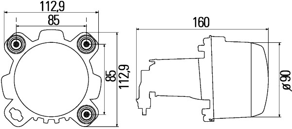 HELLA 1BL 247 042-011 Faro principale