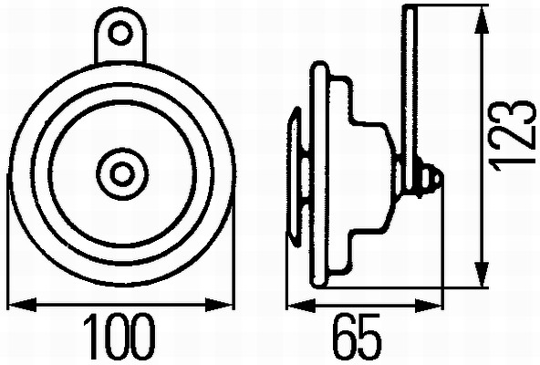 HELLA 3AL 922 300-207 Clacson