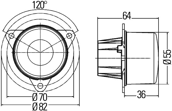 HELLA 2ZR 011 172-101 Luce di retromarcia