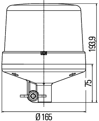 HELLA 2RL 011 484-111 Proiettore rotante