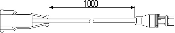 HELLA 8KA 340 852-051 Cable Set, tail light assembly