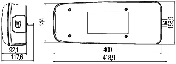 HELLA 2VP 011 511-281 Luce posteriore